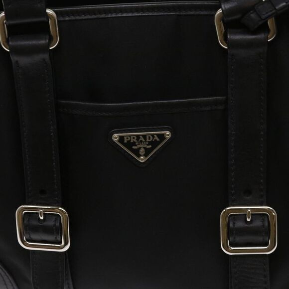 Prada Black Synthetic Tote Bag (Pre-Owned) - Picture 9 of 16